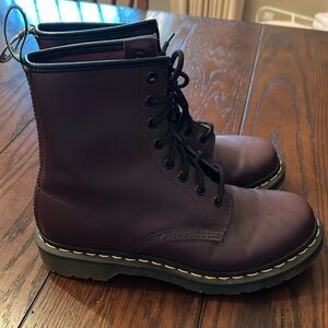 Purple Dr. Martens 1460 Boots